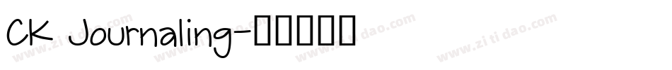 CK Journaling字体转换